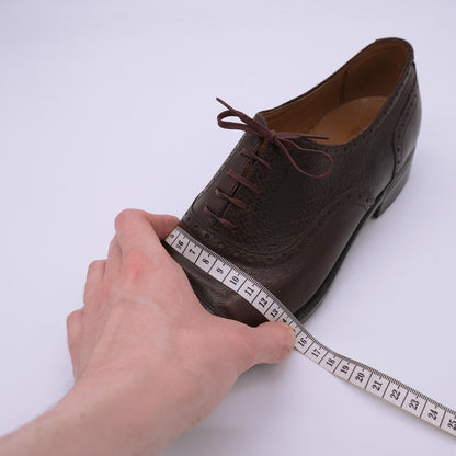 Cornacchia, handmade brown oxford shoes, size 41, rubber sole