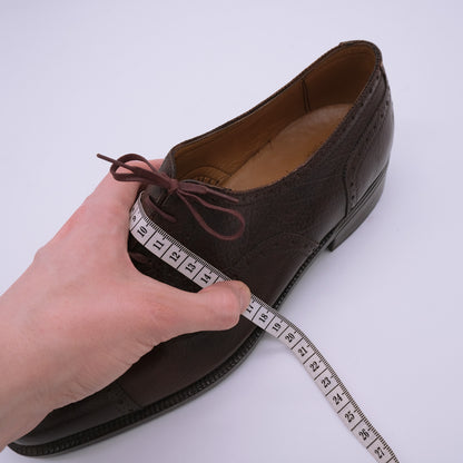 Cornacchia, handmade brown oxford shoes, size 41, rubber sole