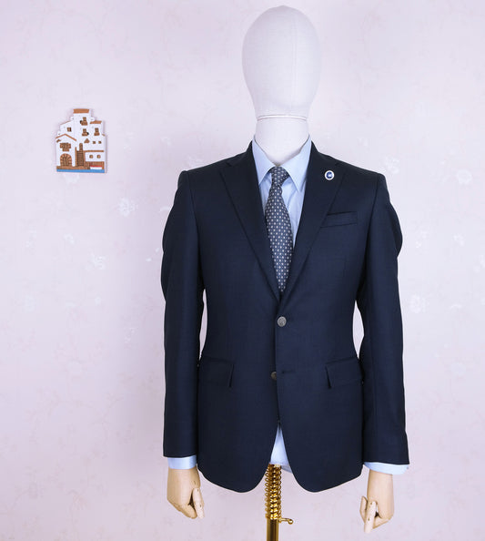 Corneliani, sininen bleiseri, koko 48, metallinapit