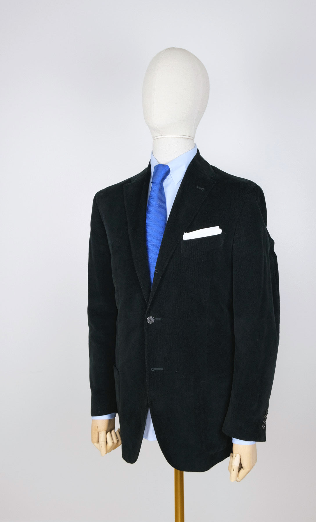 Corneliani, black corduroy jacket, size 52EU