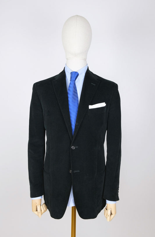 Corneliani, musta irtotakki, vakosametti, koko 52