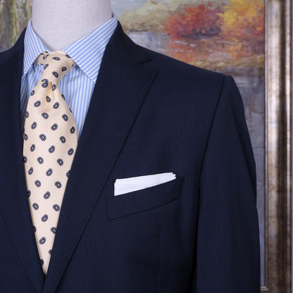 Eduard Dressler, sininen puku, koko 54, vatsakas