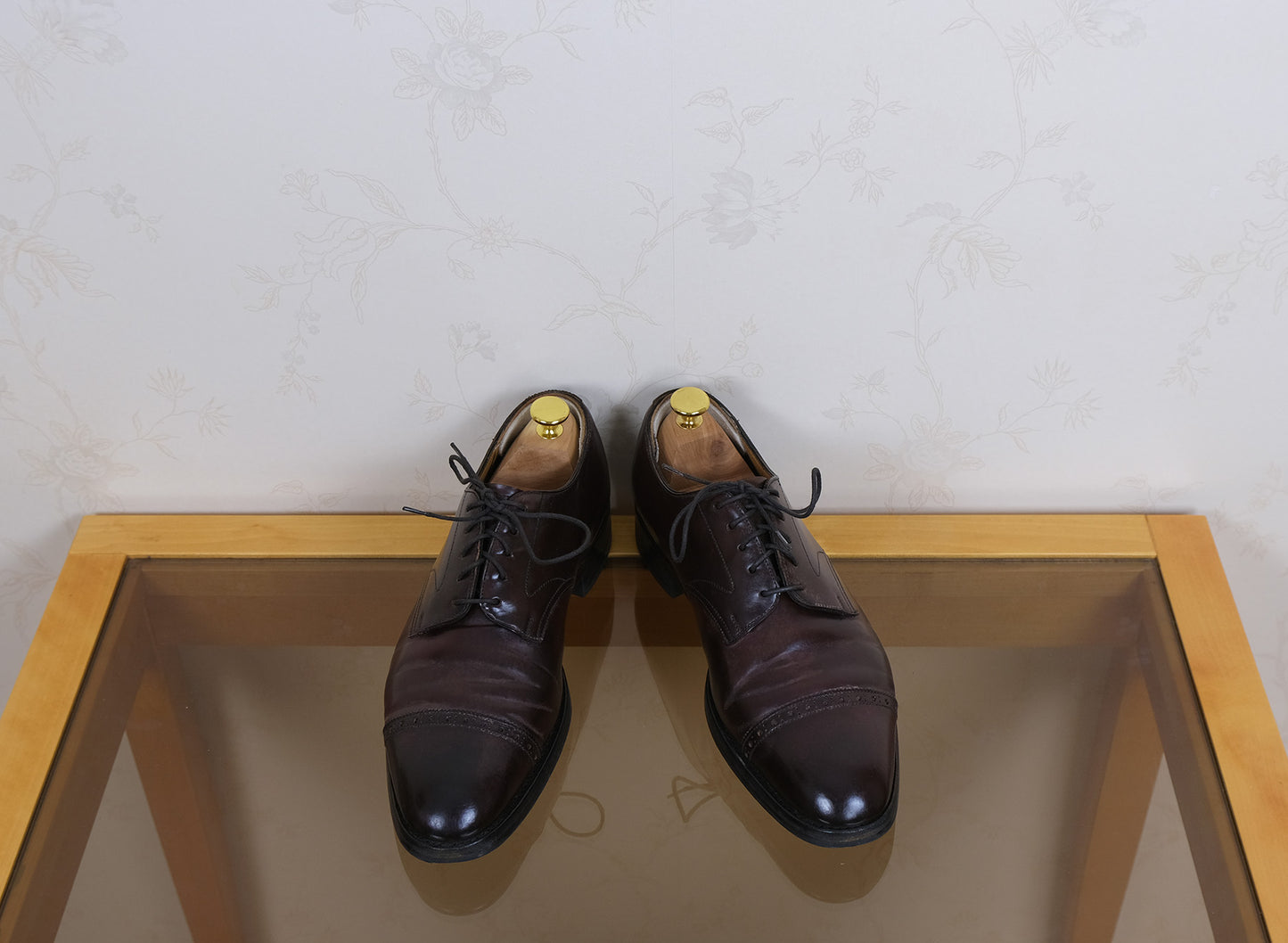 Edward Green, derby shoes, size 8.5UK, shell cordovan leather, RRP 1850 e