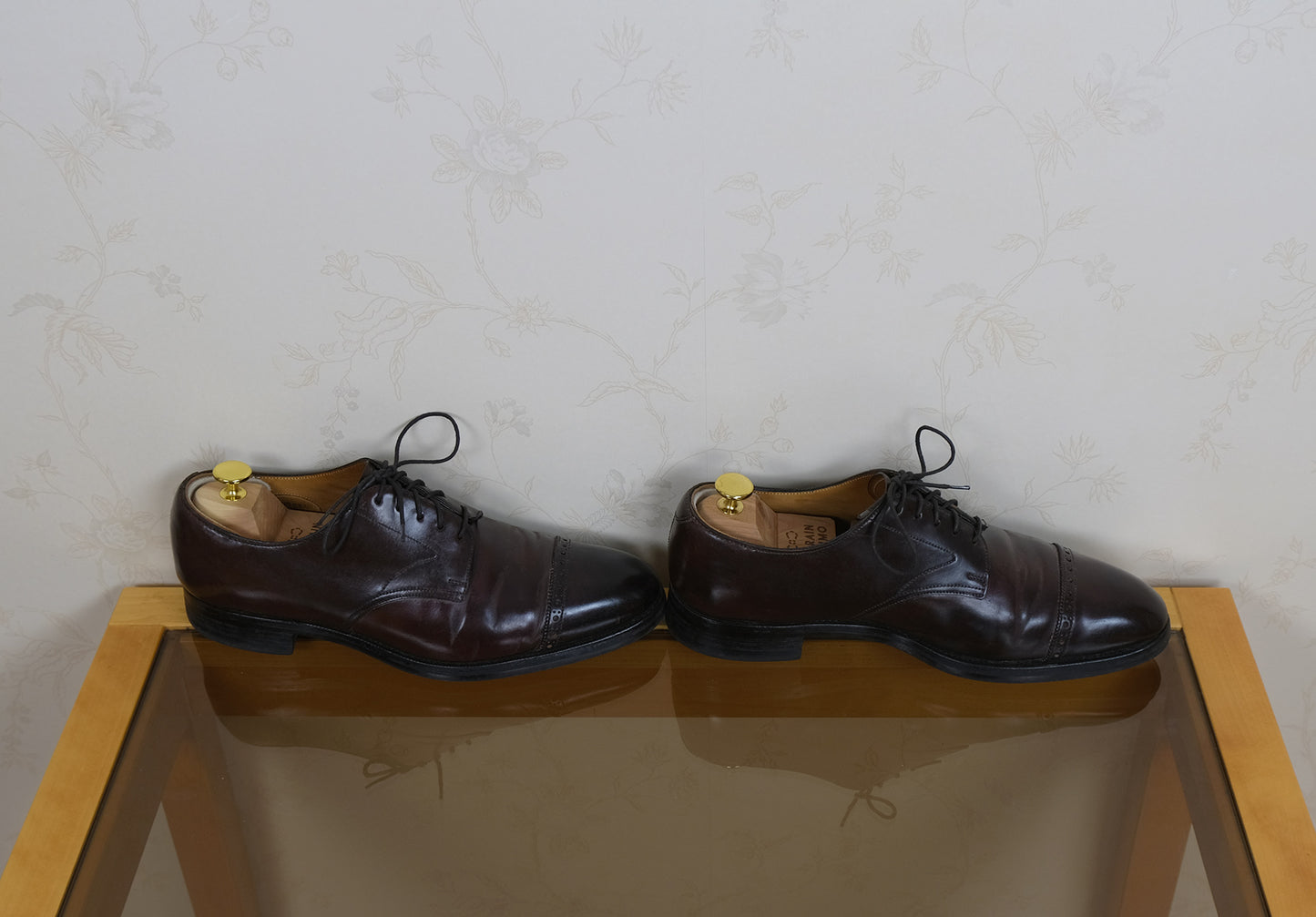Edward Green, derby shoes, size 8.5UK, shell cordovan leather, RRP 1850 e