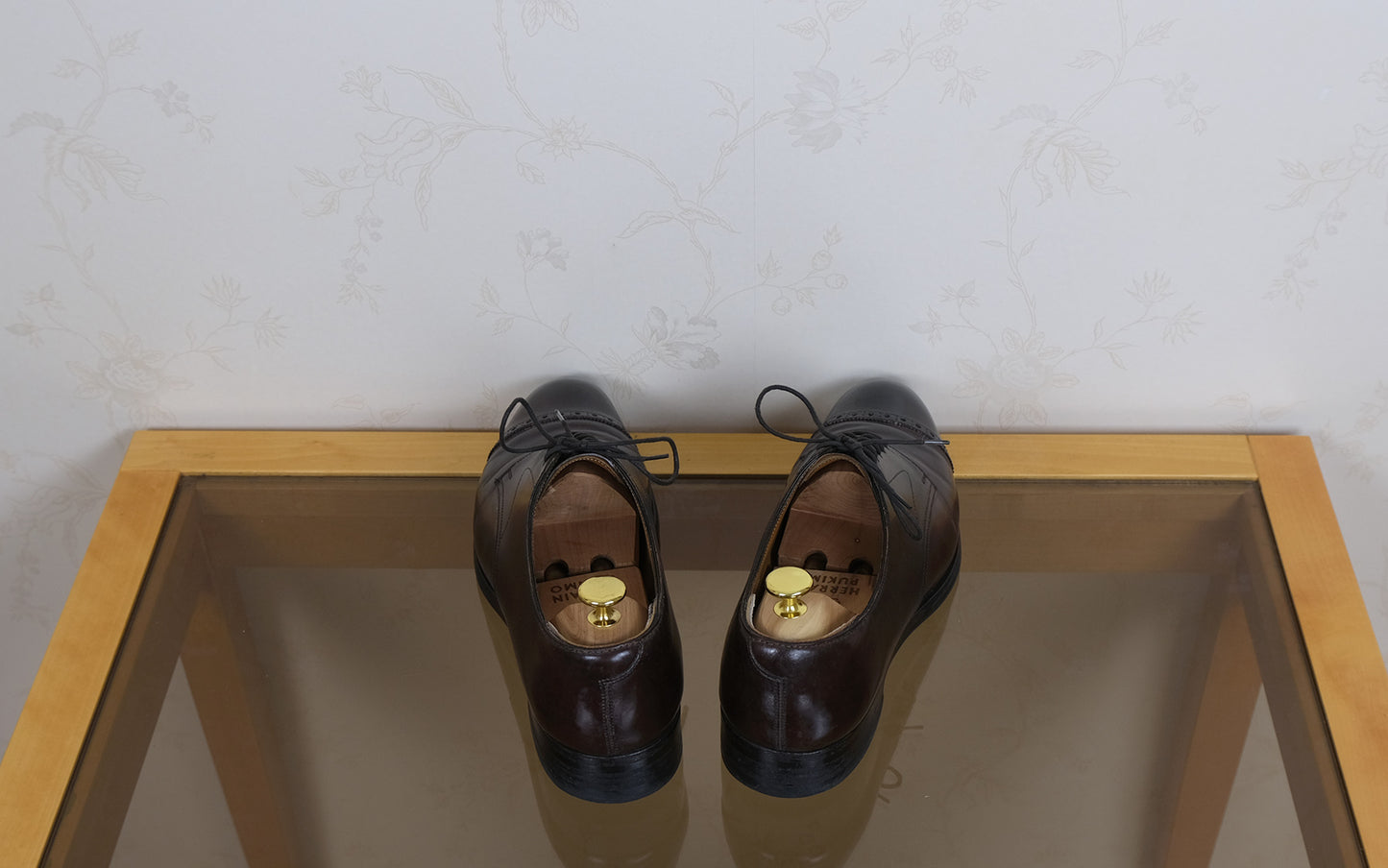 Edward Green, derby shoes, size 8.5UK, shell cordovan leather, RRP 1850 e