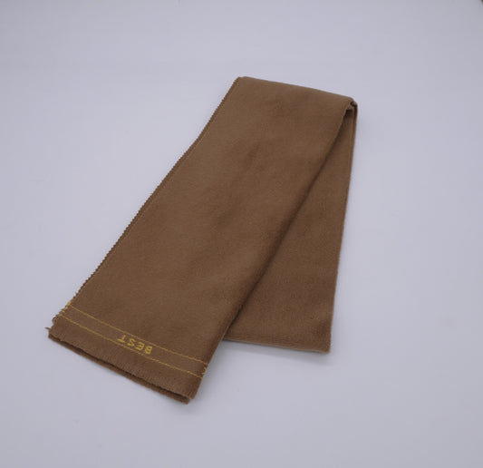 Ermenegildo Zegna, light brown scarf, wool fabric