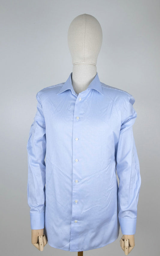 Eton, blue business shirt, size 46