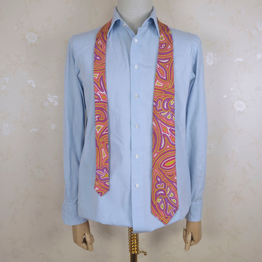 Etro, värikäs solmio, paisley