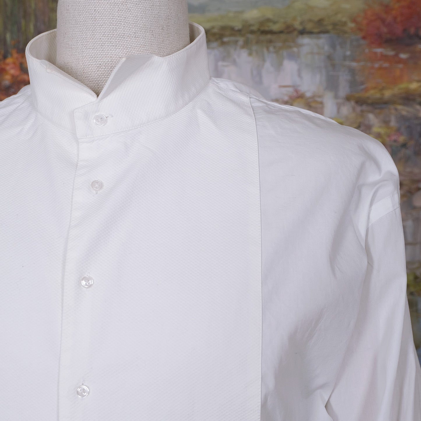 Frederic Theak, used formal shirt, collar size 18.5, big men's clothing