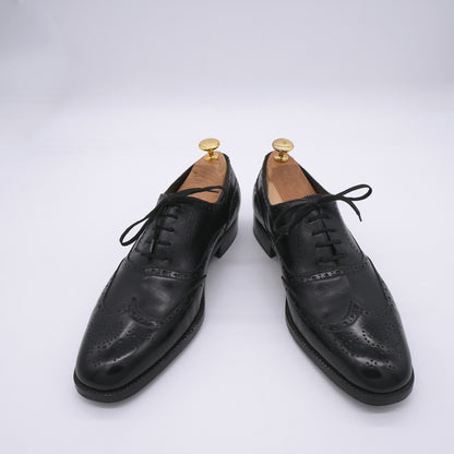 Marini, handmade black brogue shoes, size 41EU, like new