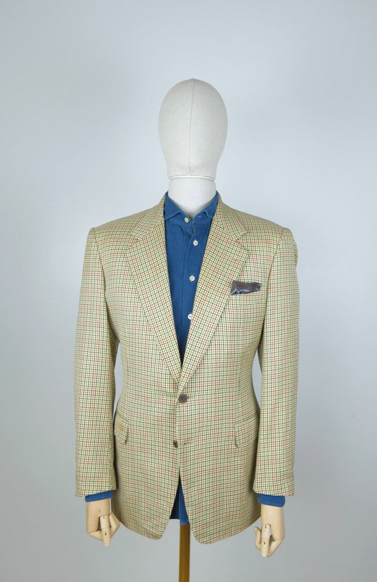 Gieves&Hawkes, vaalea irtotakki, silkki-villa, koko 52
