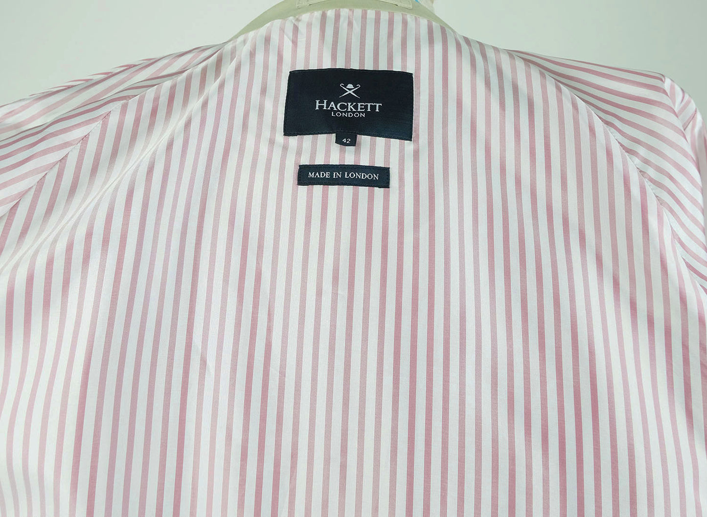 Hackett, vaalea sadetakki, koko 52, Ventile-kangas
