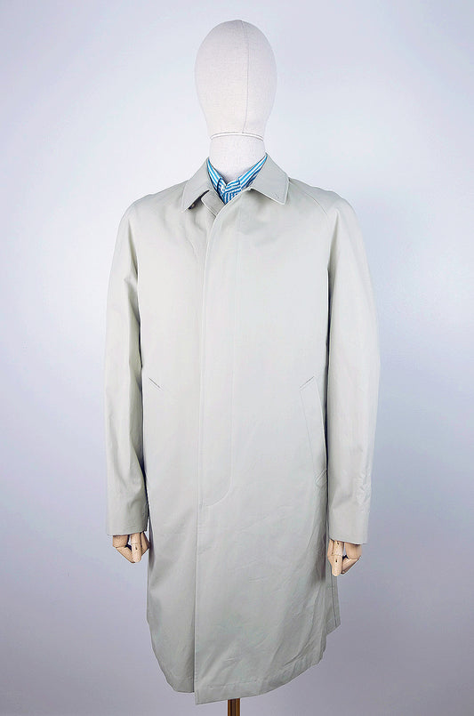 Hackett, vaalea sadetakki, koko 52, Ventile-kangas