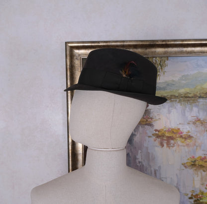 Harrison, harmaa lierihattu, koko 60, trilby