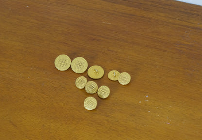 Holland & Sherry, bleiserinapit, messinkinapit, setti