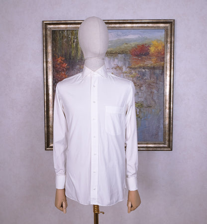 Hübscher, valkoinen kauluspaita, koko 38, lyhyempi