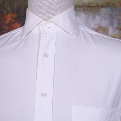 Hübscher, valkoinen kauluspaita, koko 38, lyhyempi