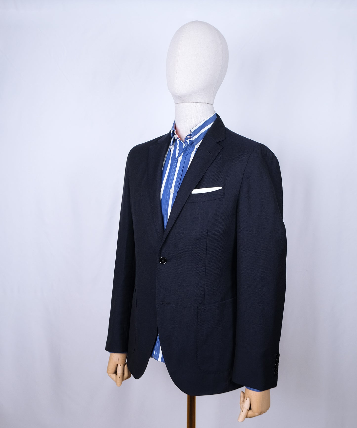 Hugo Boss, sininen rakenteeton bleiseritakki, koko 50