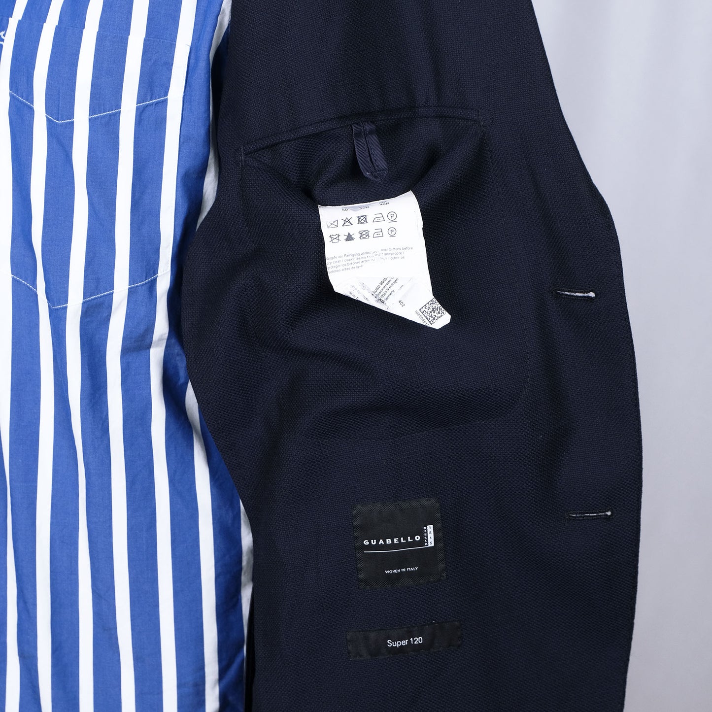 Hugo Boss, sininen rakenteeton bleiseritakki, koko 50