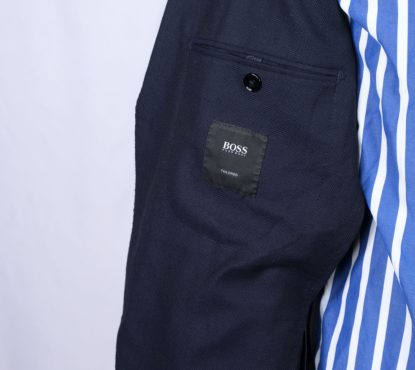 Hugo Boss, sininen rakenteeton bleiseritakki, koko 50
