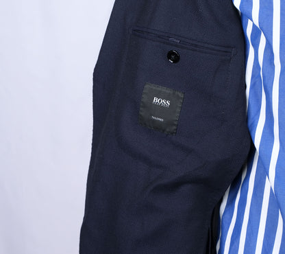 Hugo Boss, sininen rakenteeton bleiseritakki, koko 50