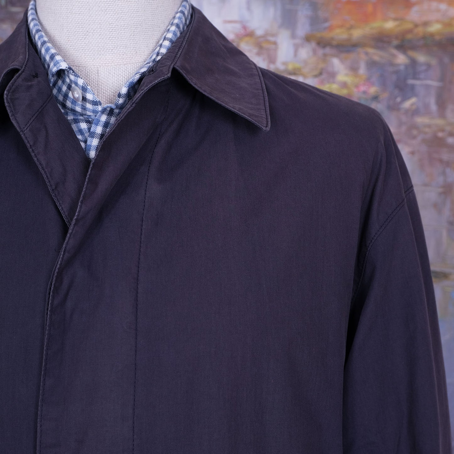 Hugo Boss, sininen sadetakki, koko 50, lyhyempi