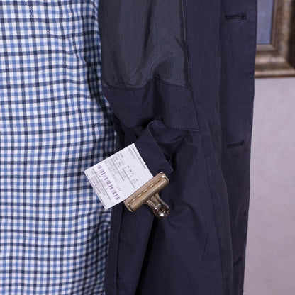 Hugo Boss, sininen sadetakki, koko 50, lyhyempi