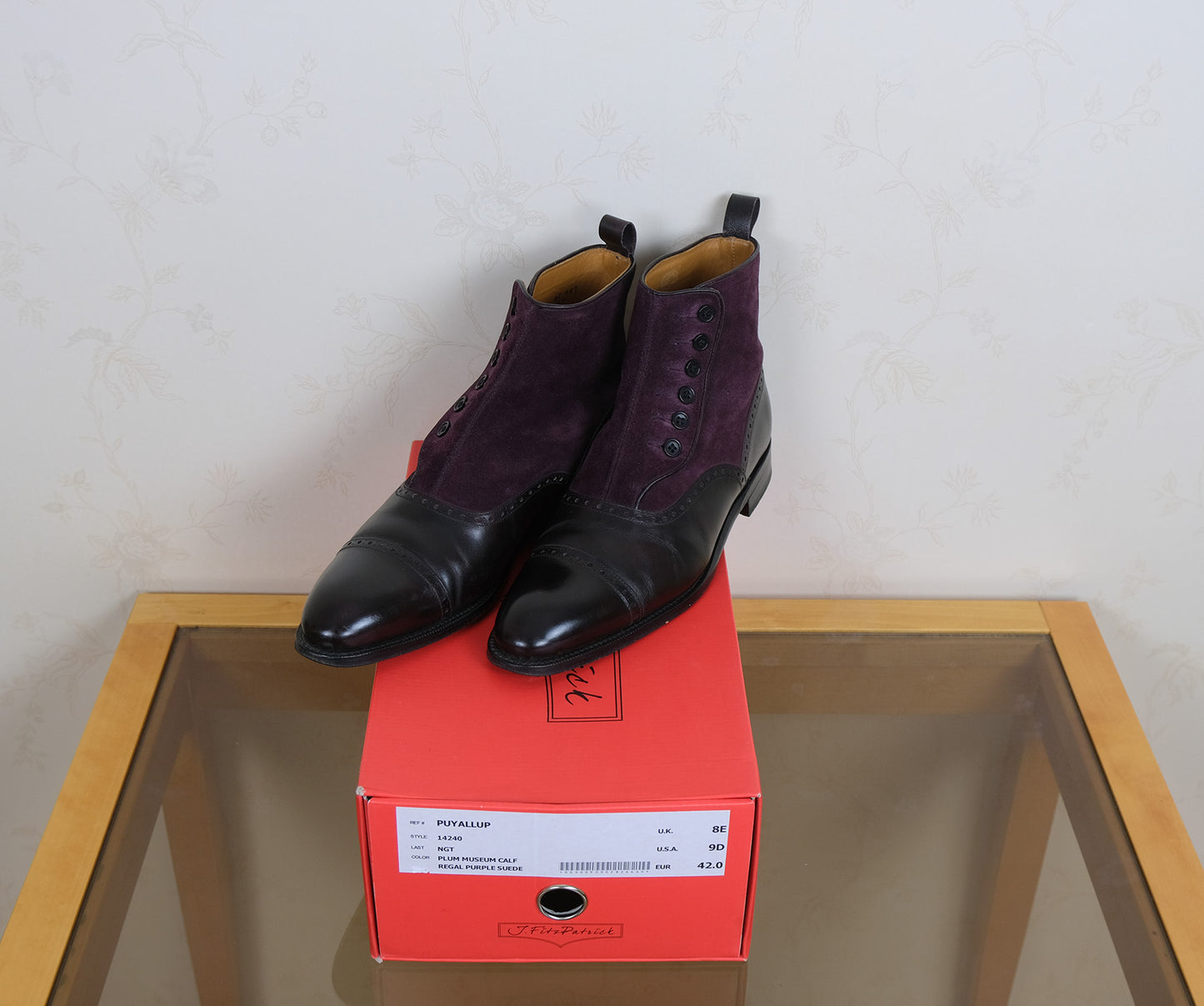 J. Fitzpatrick, rare button boots, size 7UK, RRP 789 e