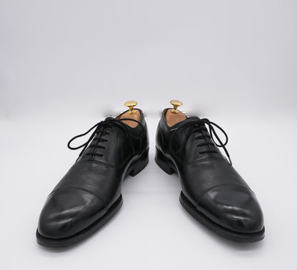 Jan Kielman, käsintehdyt mustat oxford-kengät, koko 42, pukukengät