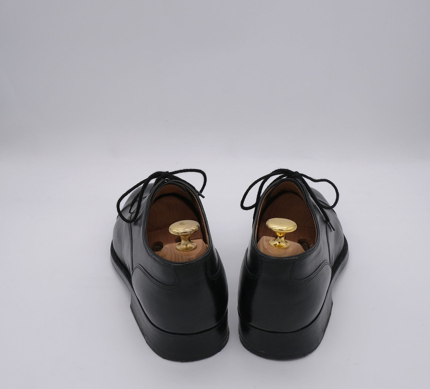 Jan Kielman, käsintehdyt mustat oxford-kengät, koko 42, pukukengät