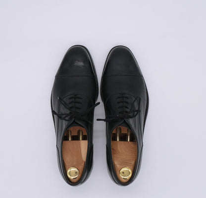 Jan Kielman, käsintehdyt mustat oxford-kengät, koko 42, pukukengät