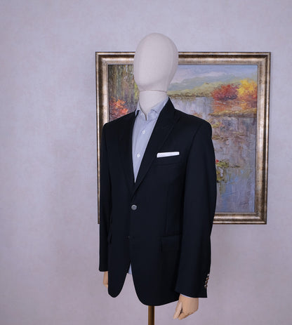 Jens Dahlström, sininen klubitakki, koko 50, mittatilaus