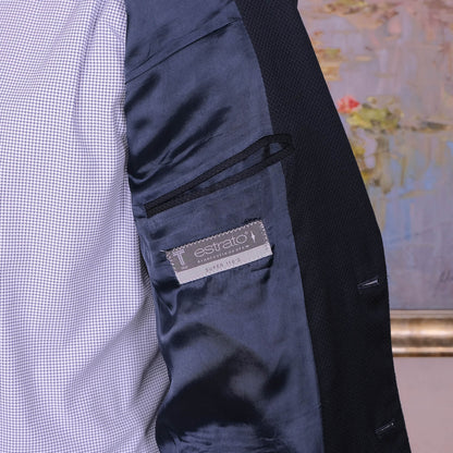 Jens Dahlström, sininen klubitakki, koko 50, mittatilaus