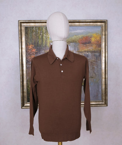 John Smedley, light brown jumper, size M