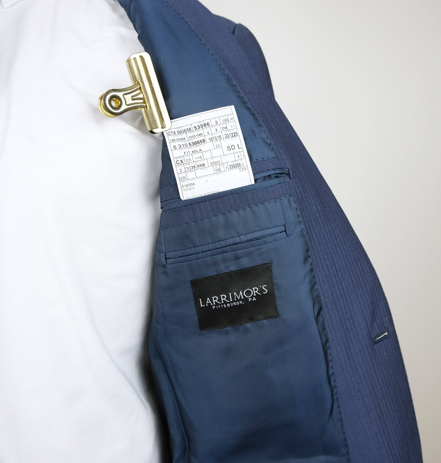 Ermenegildo Zegna, sininen puku, koko 50, hoikka