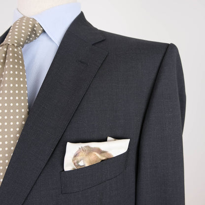 Eduard Dressler, dark grey suit, size 46S UK