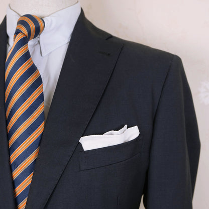 Tagliatore, used dark suit, size 44UK, blue-gray