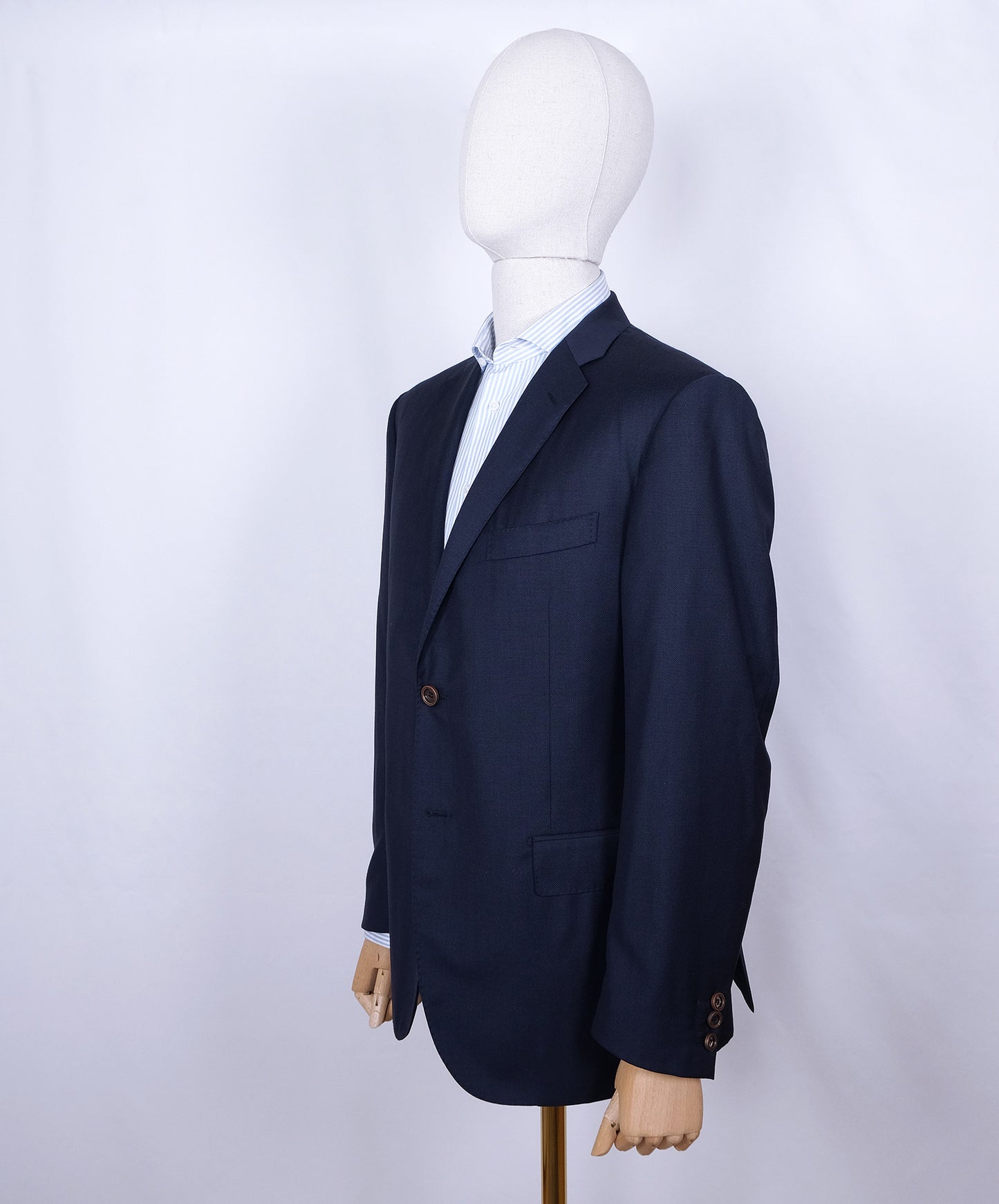 Corneliani, sininen bleiseri, koko 54, hoikka, metallinapit