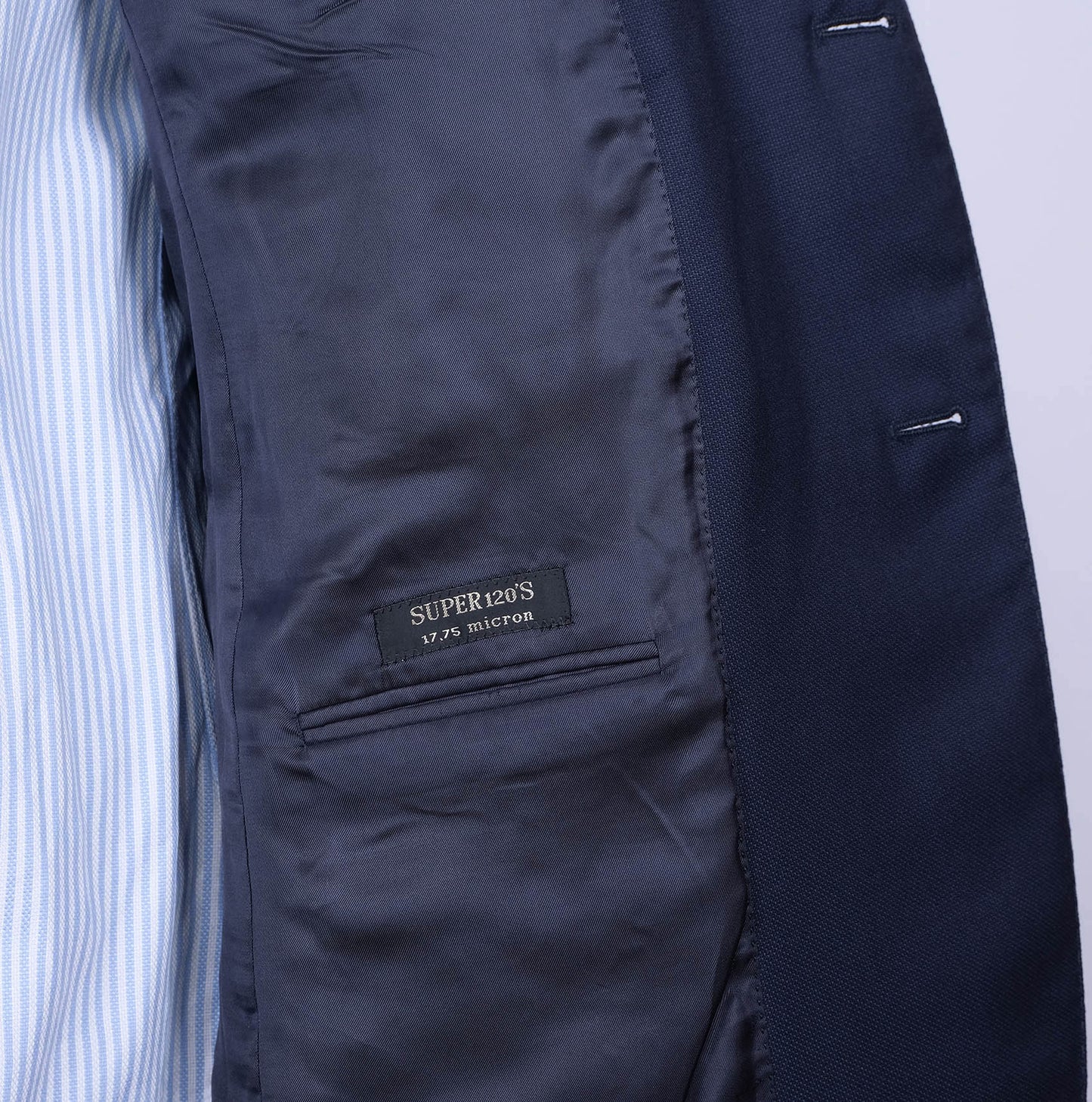 Corneliani, sininen bleiseri, koko 54, hoikka, metallinapit