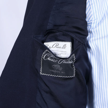 Chester Barrie, käsintehty sininen klubitakki, koko 50
