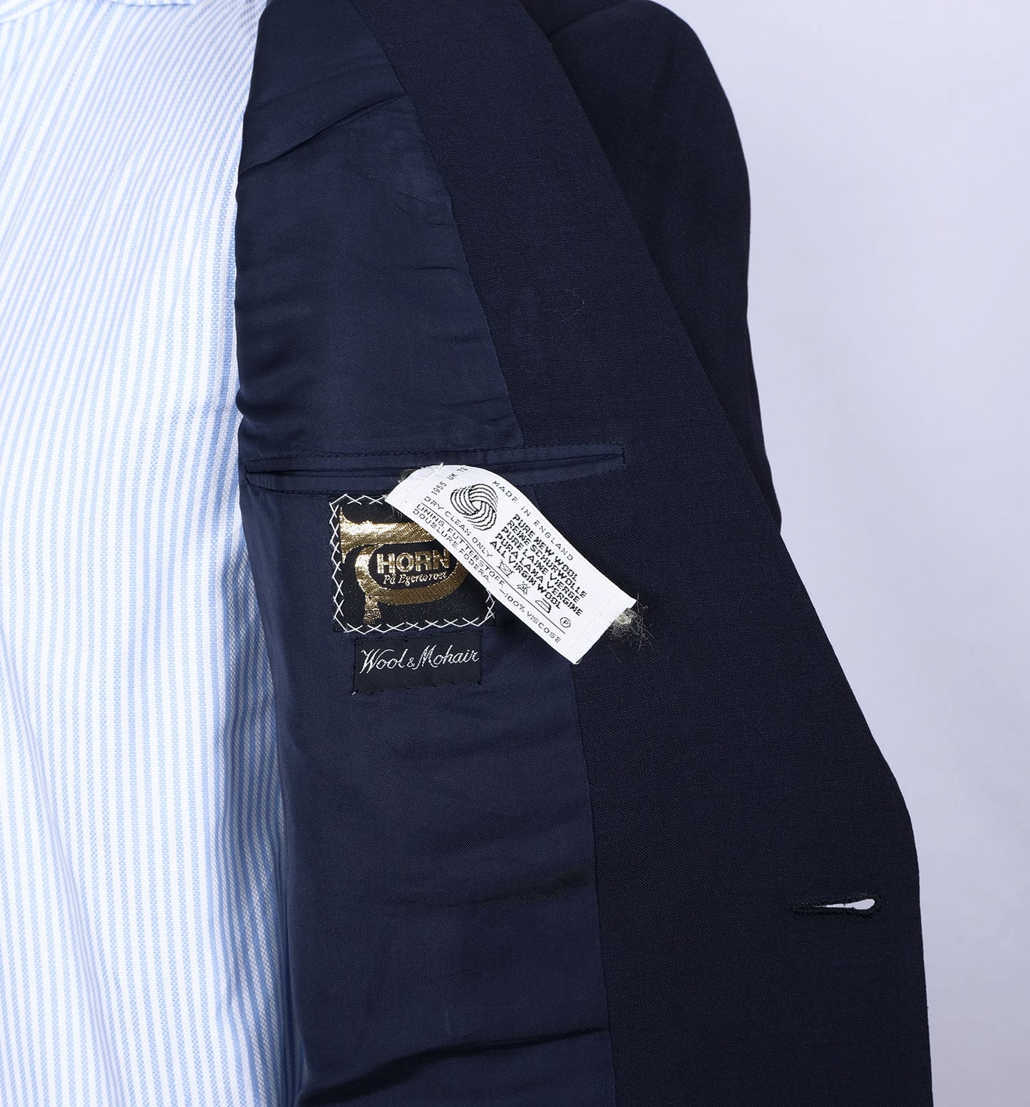 Chester Barrie, käsintehty sininen klubitakki, koko 50
