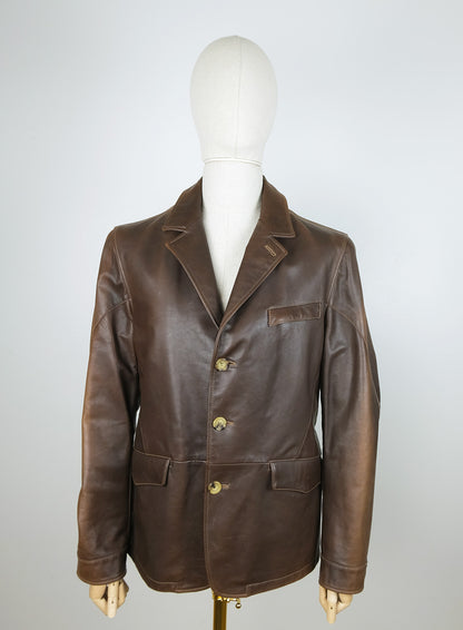 Latini, brown Italian horsehide jacket, size 40UK, RRP 950 e