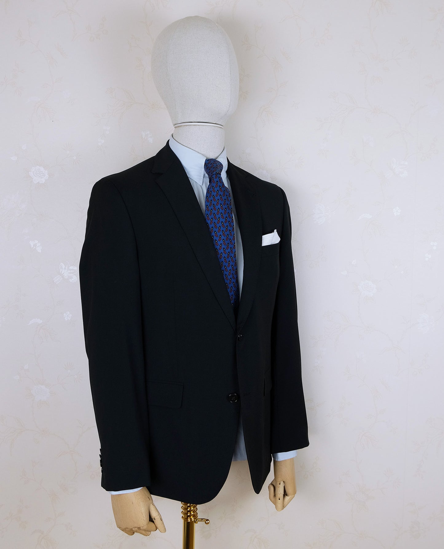 Lanvin, gray bespoke tweed jacket, size 38UK