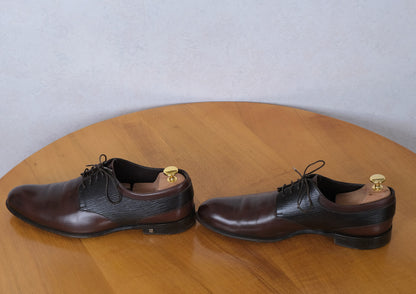 Louis Vuitton, ruskeat nauhakengät, koko 42, aitoustodistus