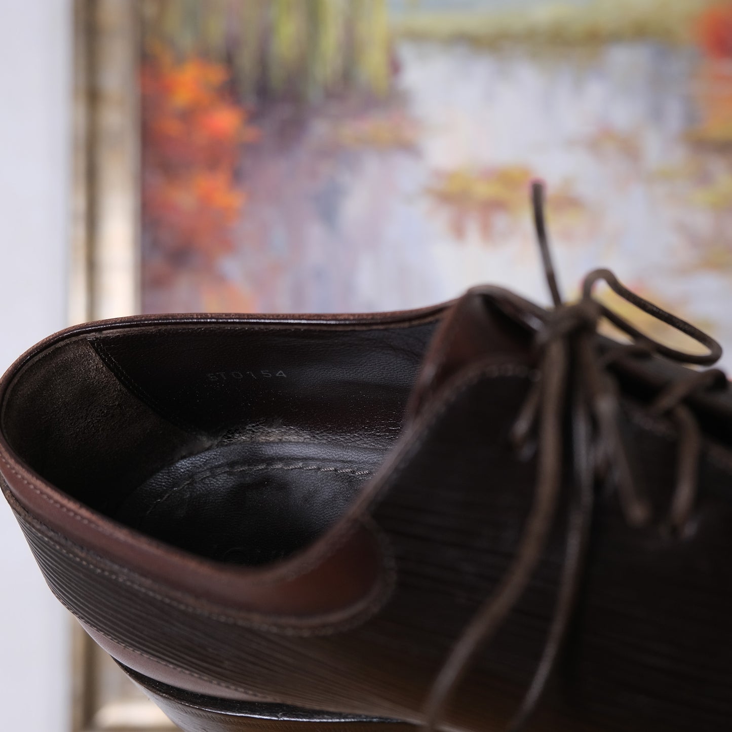 Louis Vuitton, ruskeat nauhakengät, koko 42, aitoustodistus