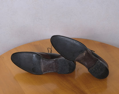 Louis Vuitton, ruskeat nauhakengät, koko 42, aitoustodistus