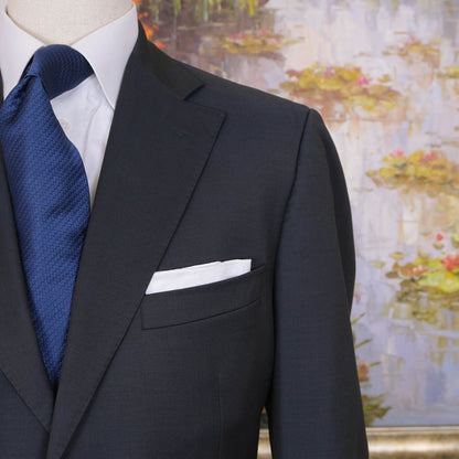 Lubiam, handsome blue donegal tweed suit, size 36UK or 38UK