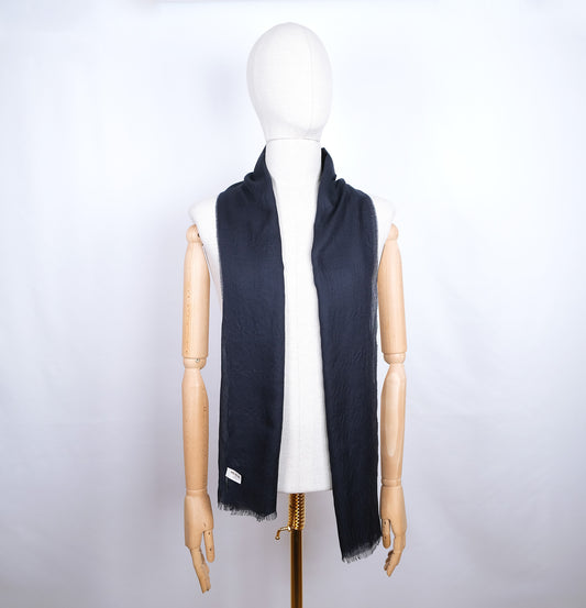Maalbi, blue scarf, fine thin wool