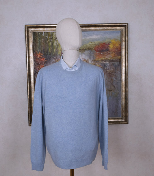 Malo, vaaleansininen neule, koko XXL, upeaa kashmirvillaa