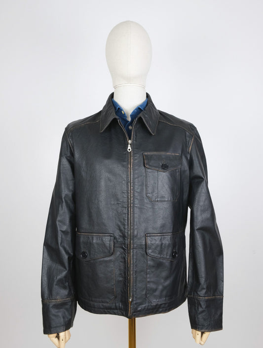 Marlboro Classics, MCS, leather jacket, size XL, RRP 599 e